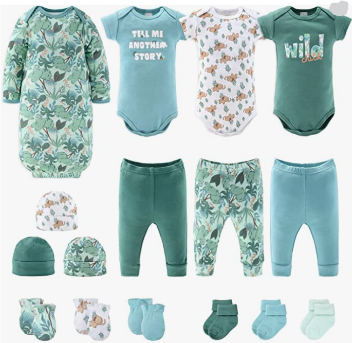 conjunto verde para bebes